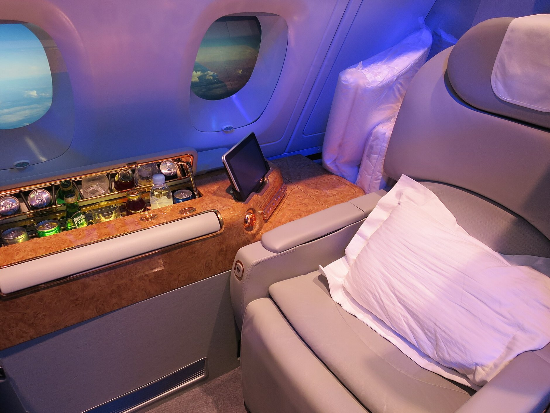 Emirates First Class Suite im Airbus A380