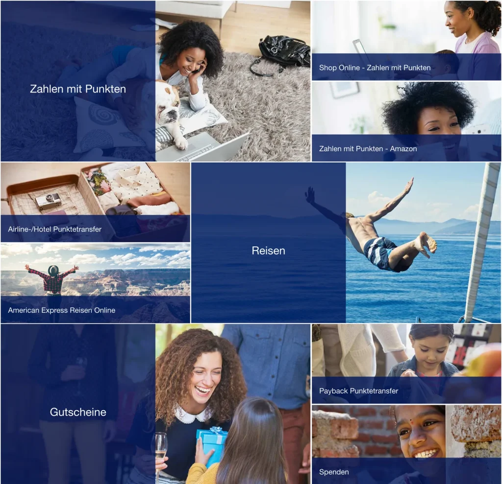Übersicht der Membership Rewards® Punkte im American-Express-Konto
